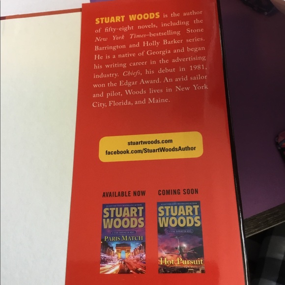 Signed copy of Stuart Woods hardcover book “Insatiable Appetites” - Picture 3 of 3